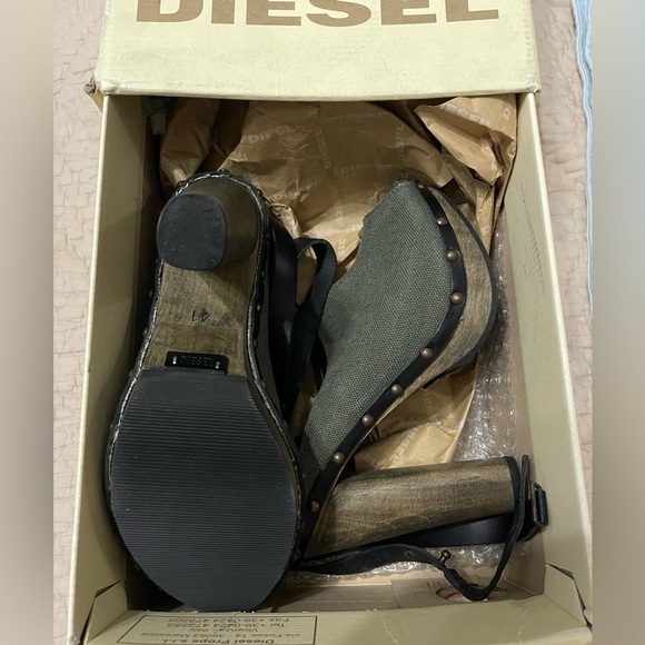 Diesel Moody Woody Yumu Sz 10 NIB AVION GREEN - Picture 8 of 8